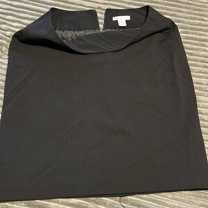 Liz Claiborne black zip up skirt (knee length) size 14